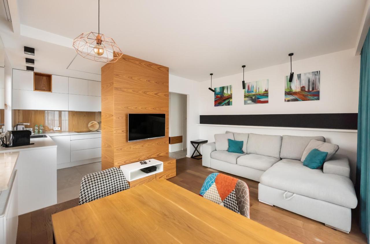Wislany Mokotow Stylish Apartment Warschau Buitenkant foto